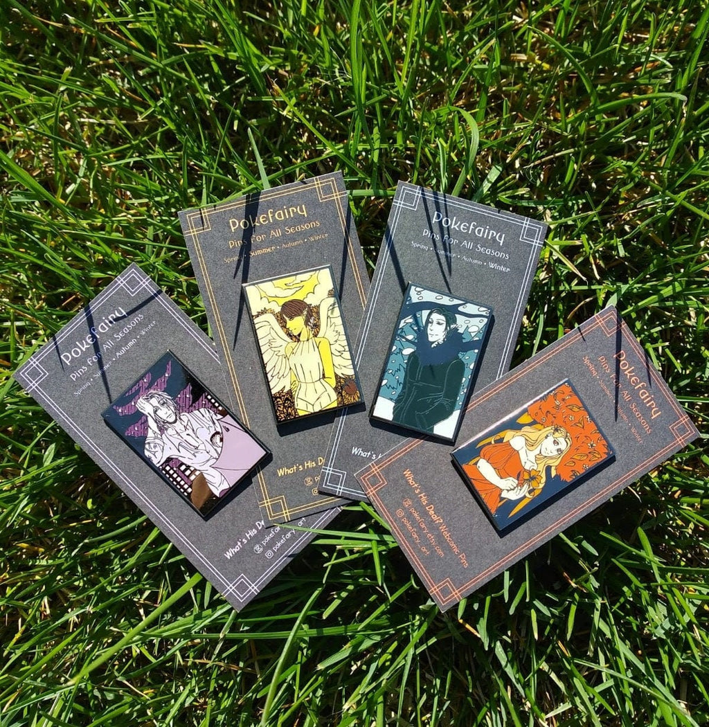 What's His Deal? Webcomic - Enamel Pins For All Seasons