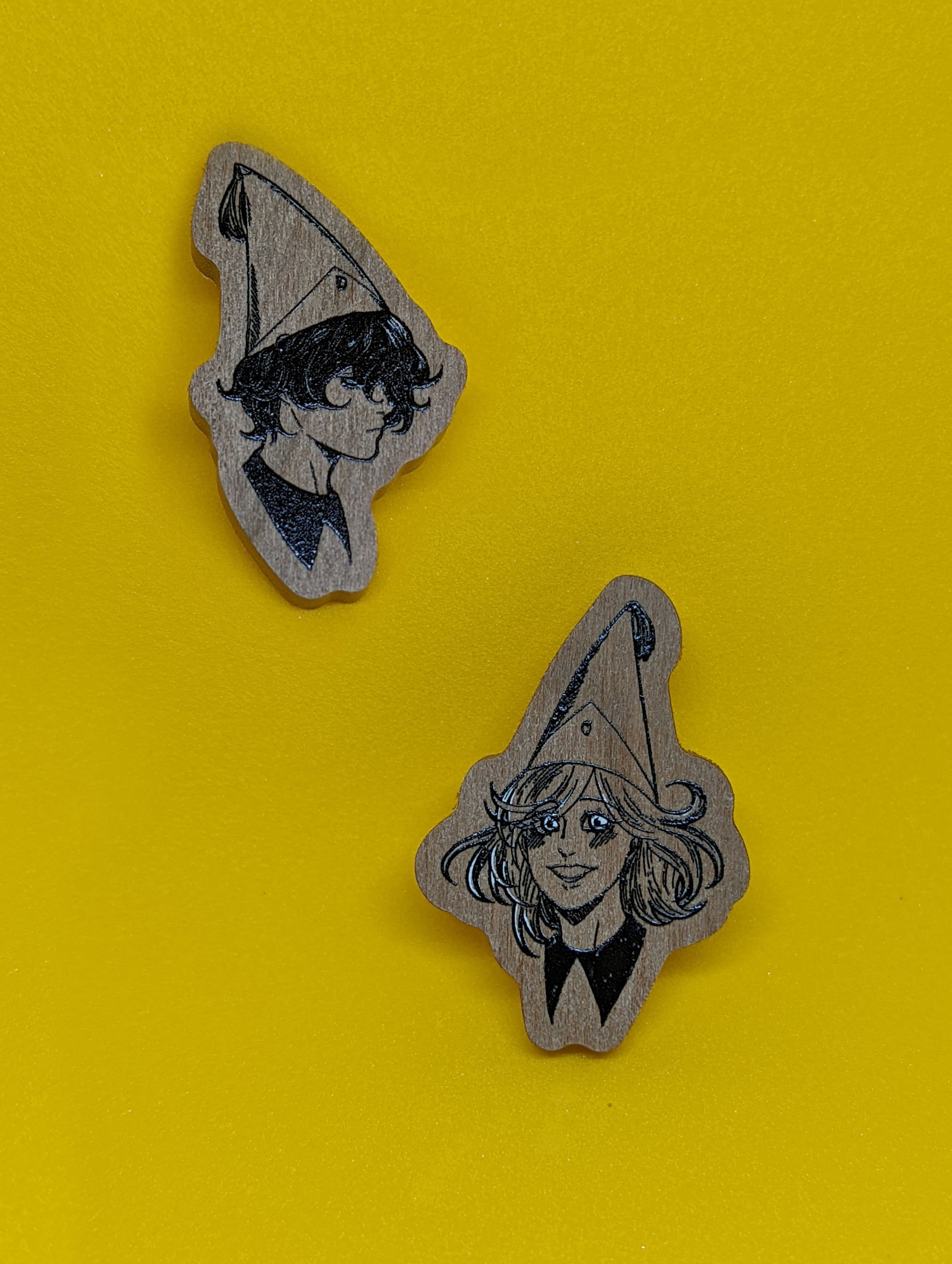 Witch Hat Atelier Inspired Wood Pins (Set of 6)