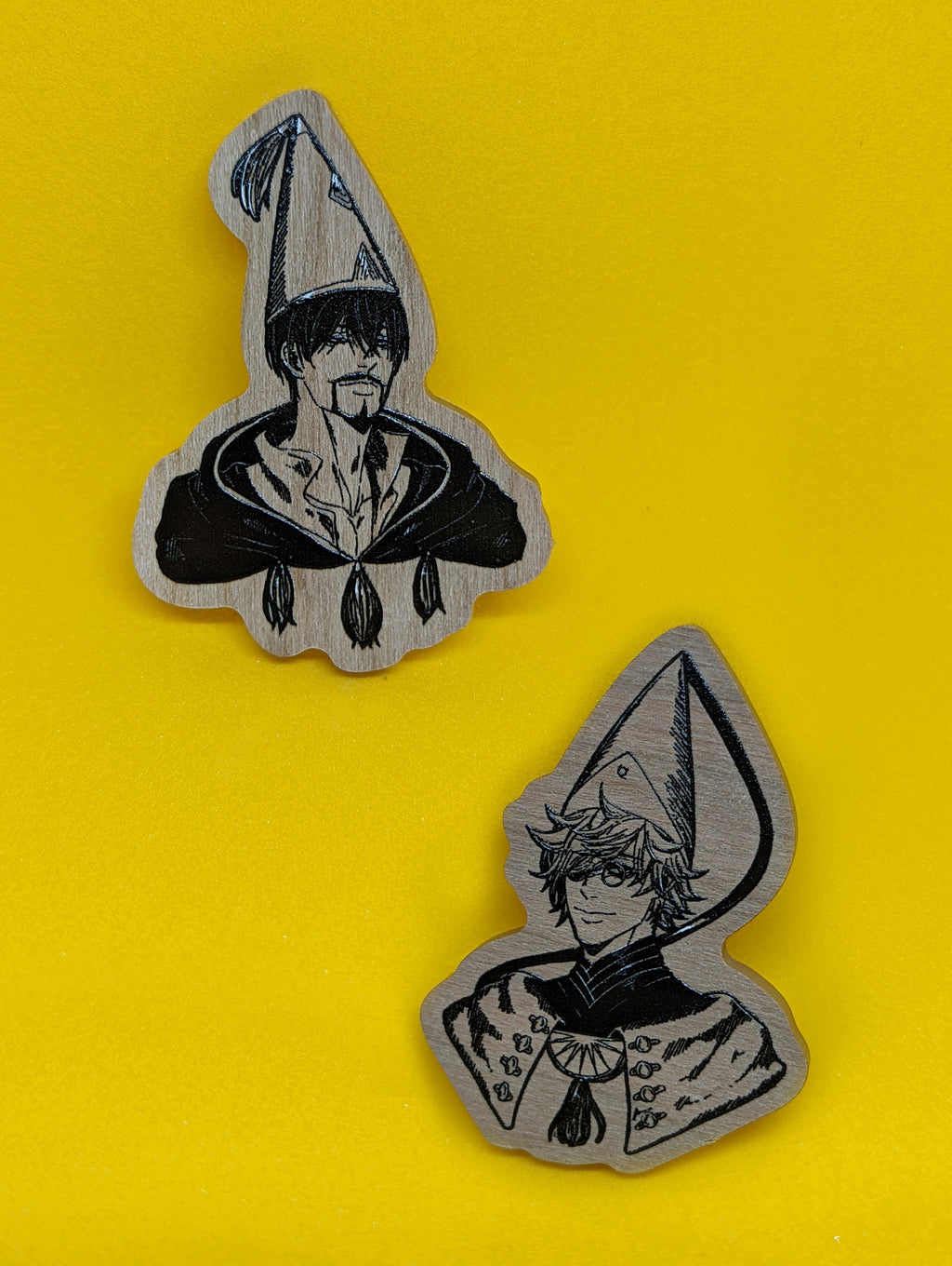 Witch Hat Atelier Inspired Wood Pins (Set of 6)