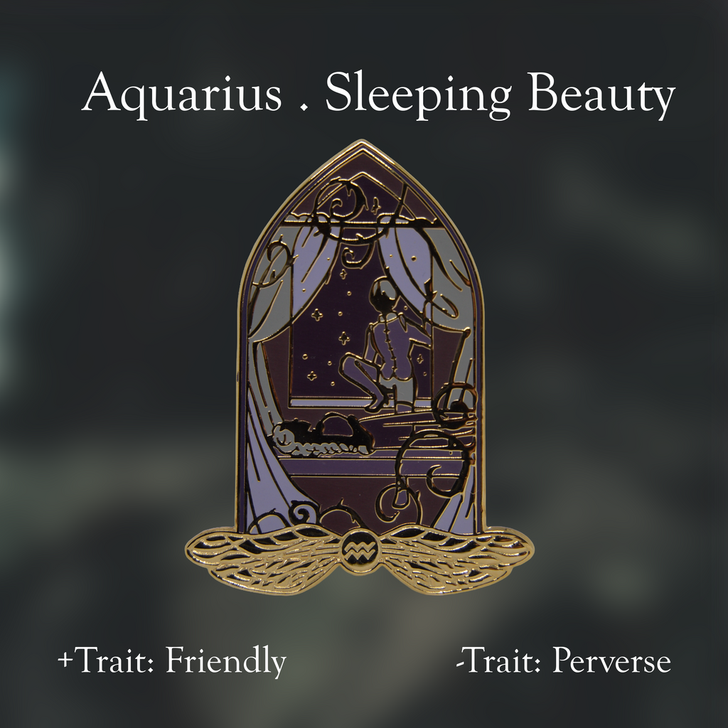 Zodiac x Fairy Tale enamel pins