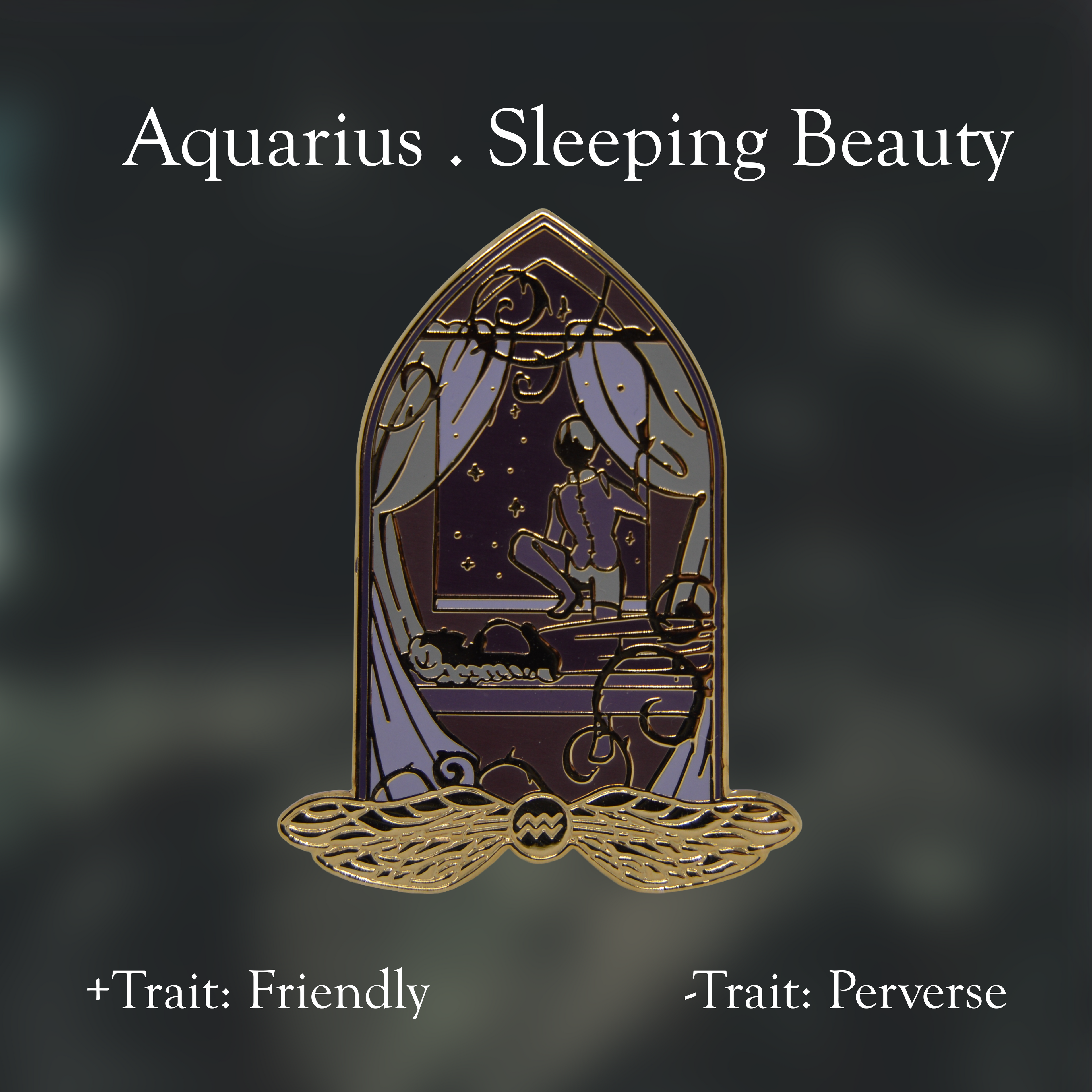 Zodiac x Fairy Tale enamel pins