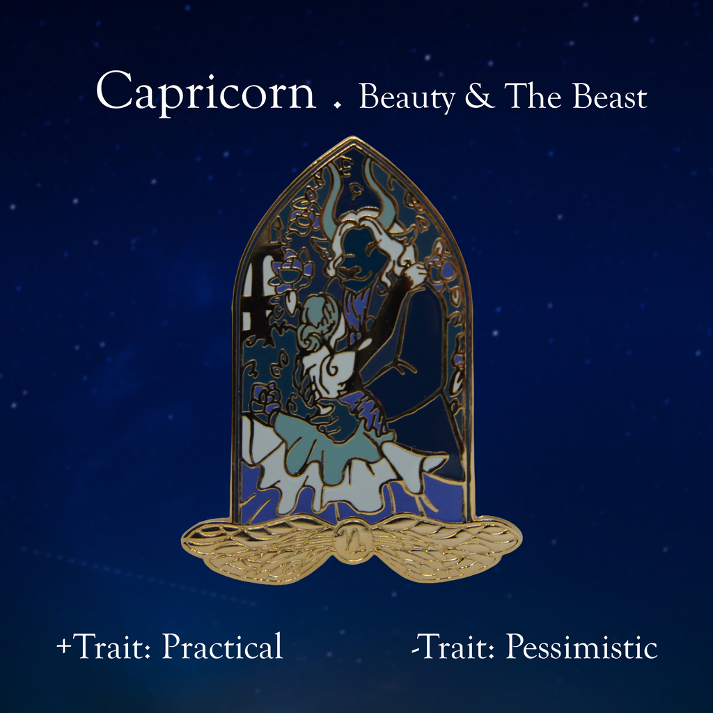 Zodiac x Fairy Tale enamel pins
