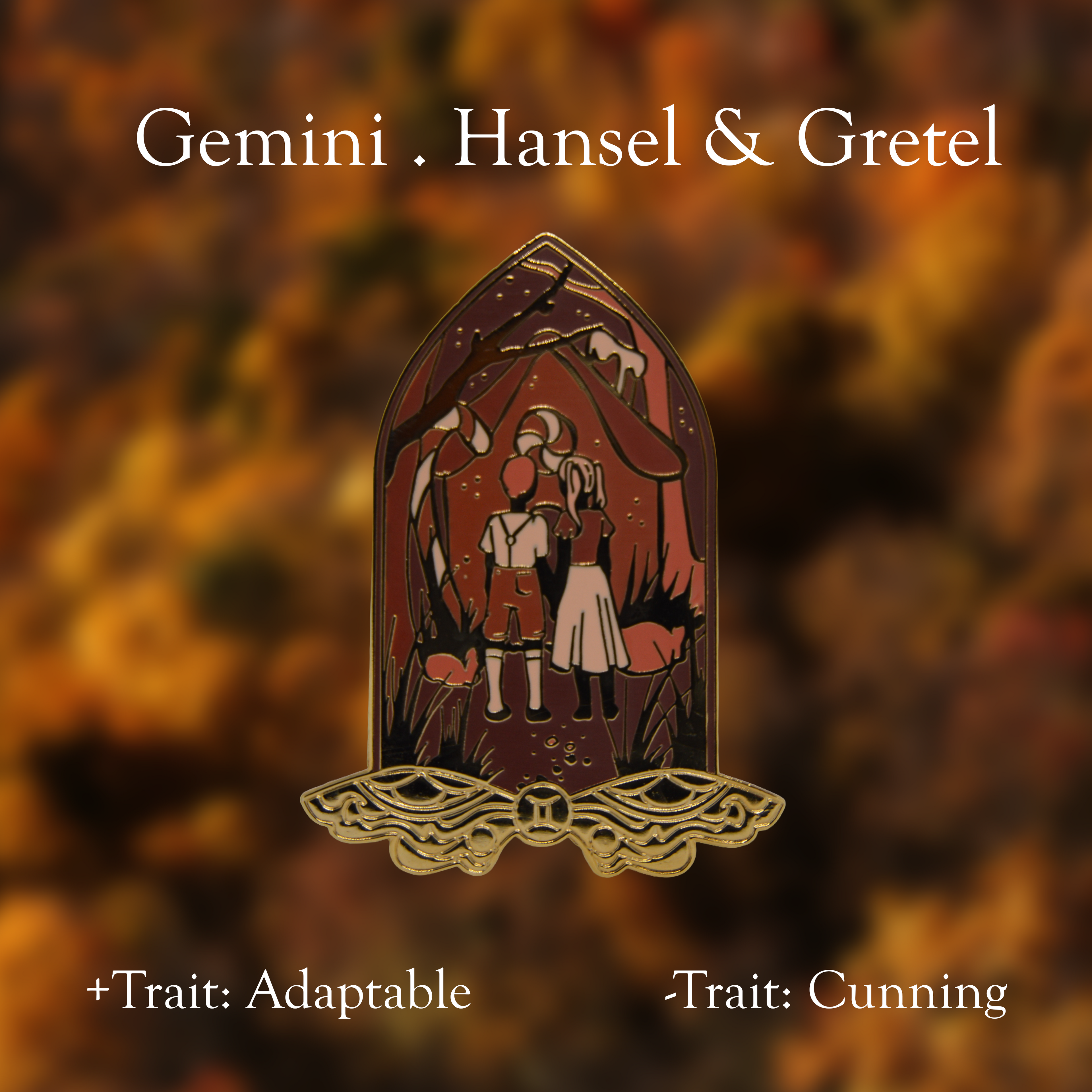 Zodiac x Fairy Tale enamel pins