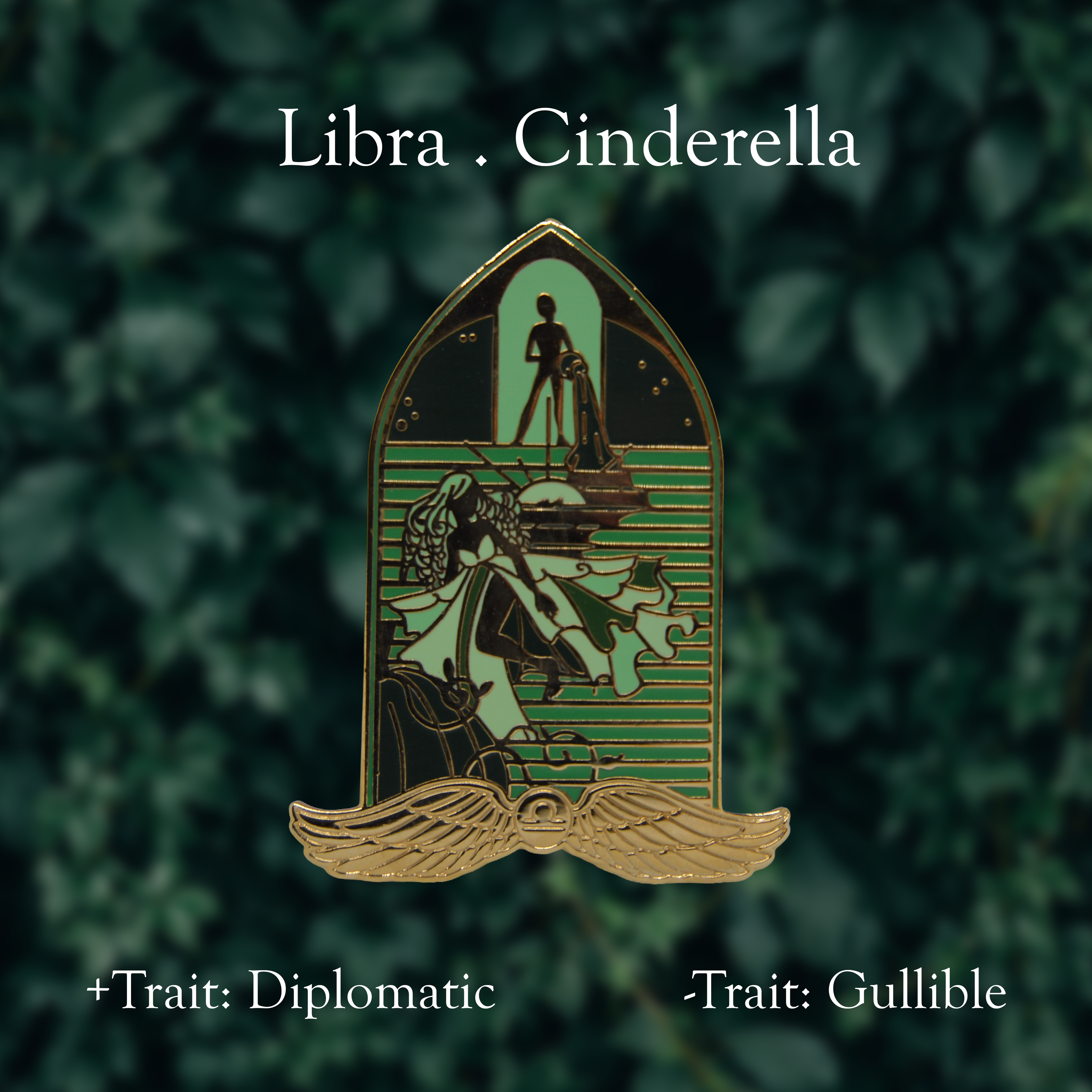 Zodiac x Fairy Tale enamel pins