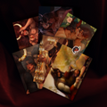 Gold And Rubies Translucent Page Overlays (Set of 6)
