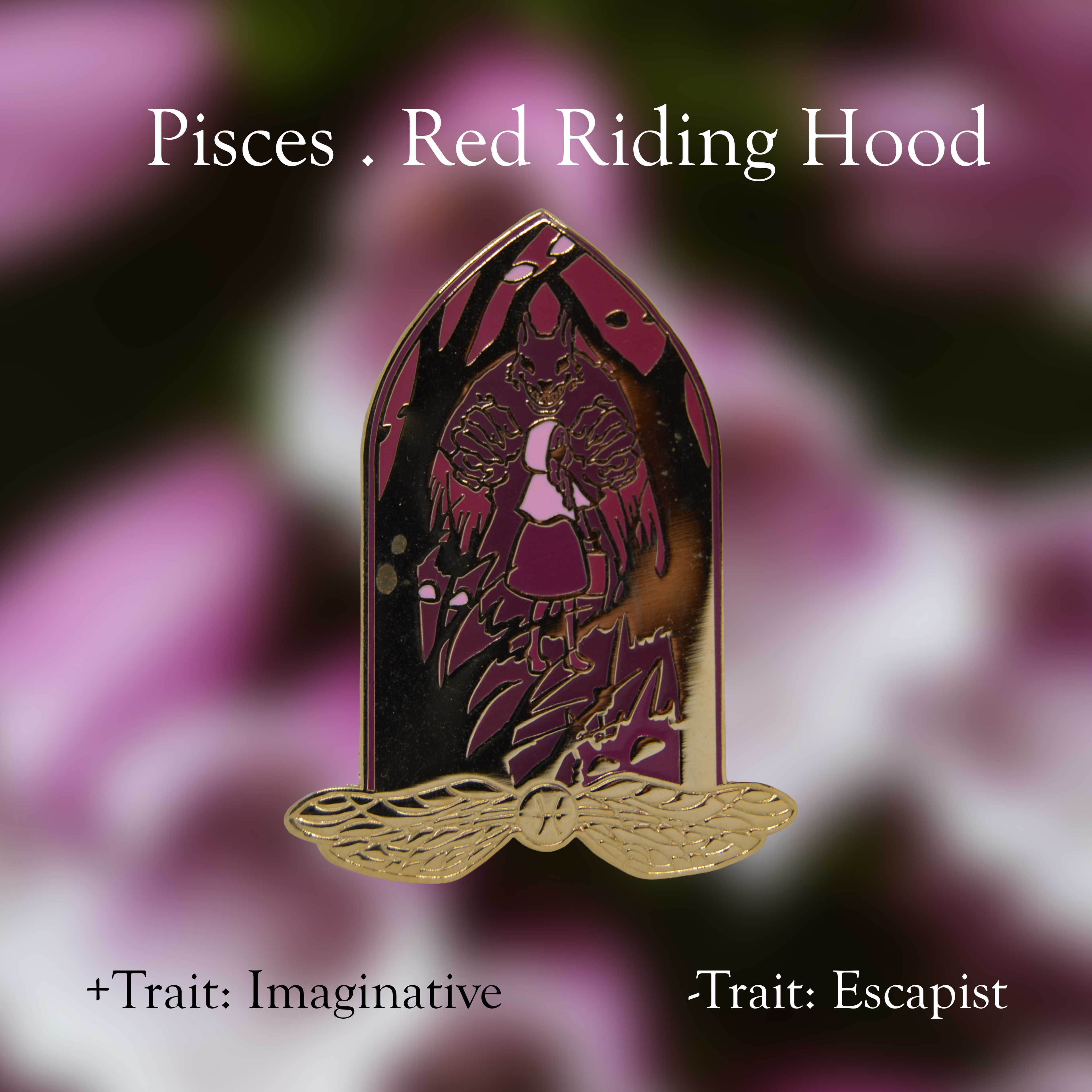 Zodiac x Fairy Tale enamel pins