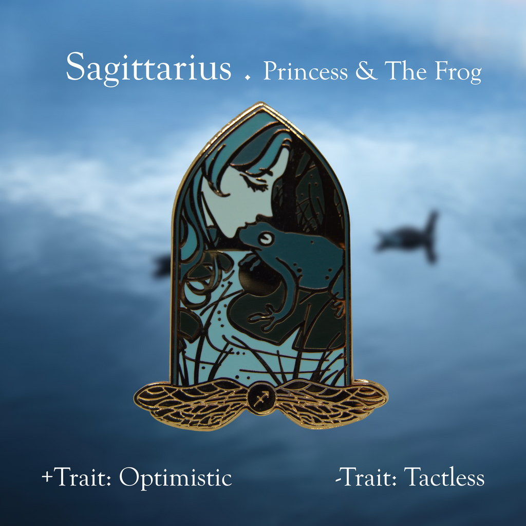 Zodiac x Fairy Tale enamel pins