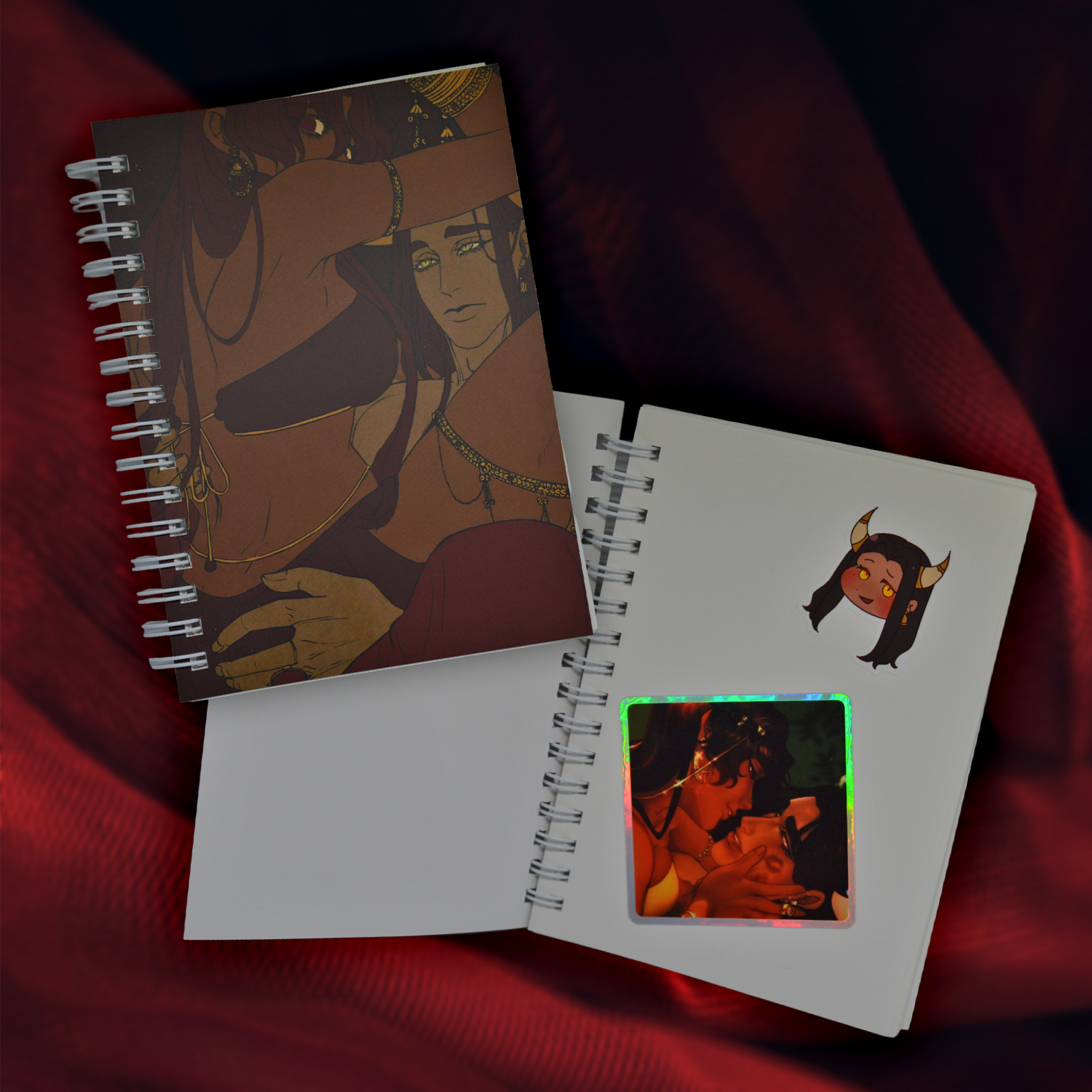 Gold And Rubies - Reusable Sticker Collecting Book