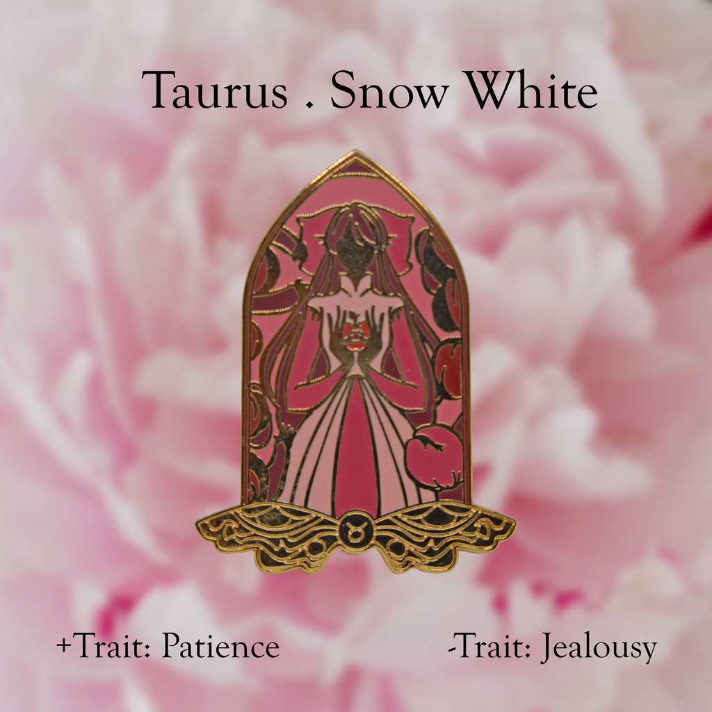 Zodiac x Fairy Tale enamel pins