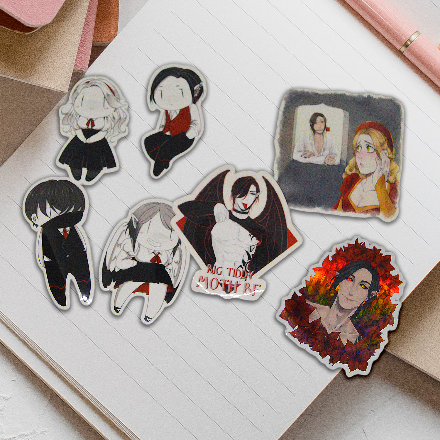 What's His Deal Sticker Pack (Pack of 7)