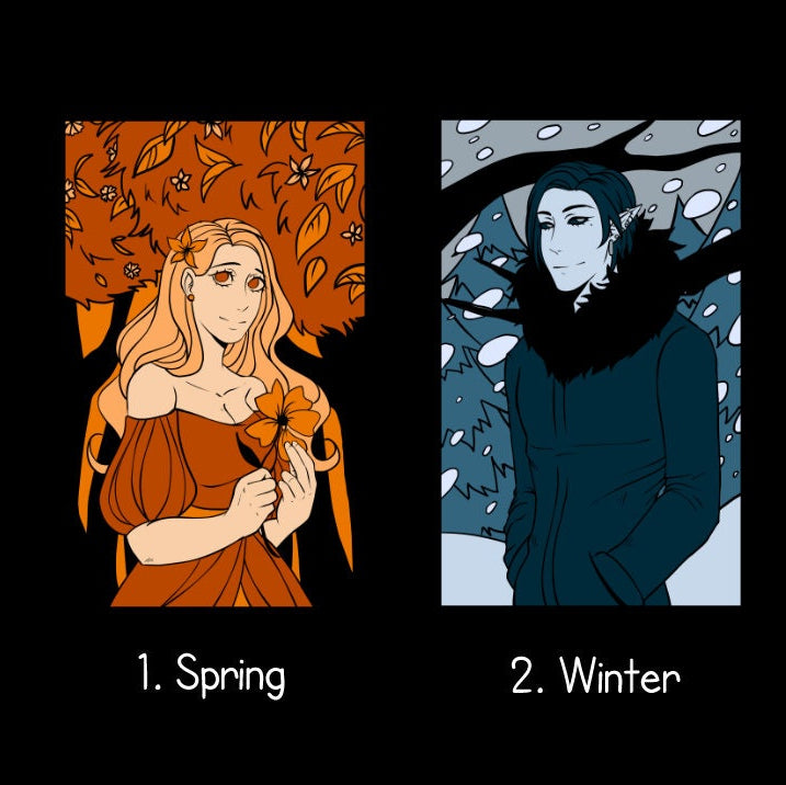 What's His Deal? Webcomic - Enamel Pins For All Seasons